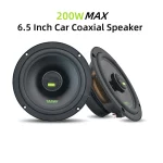 200W 차량용 오디오 액세서리 동축 스피커 오디오 6.5인치 미드레인지 베이스 스피커 4옴 풀 주파수 차량용 스테레오 오디오 서브우퍼