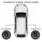 200W 차량용 오디오 액세서리 동축 스피커 오디오 6.5인치 미드레인지 베이스 스피커 4옴 풀 주파수 차량용 스테레오 오디오 서브우퍼 - 이미지 5