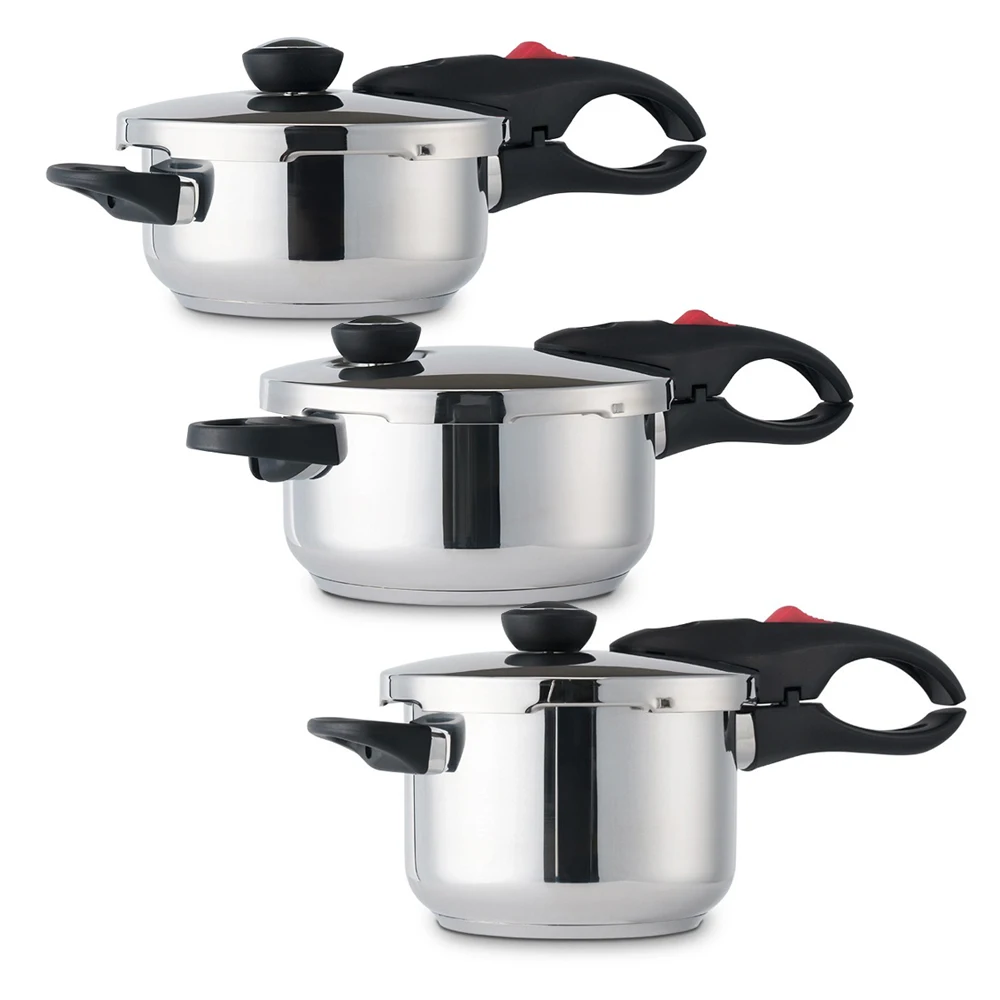 IH 통3중 스텐 압력솥 2L / 3L / 4L - 4인~8인 누룽지 가마솥 압력밥솥 인덕션겸용