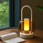 레토 무선 테이블램프 무드등 인테리어조명 수유등 수면등 집들이선물 GLOWY-U - 이미지 3