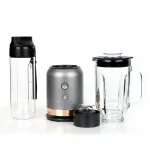 블랙앤데커 스텐칼날 미니 믹서기 0.6L 강화유리용기 소형믹서기 블렌더 - 이미지 3