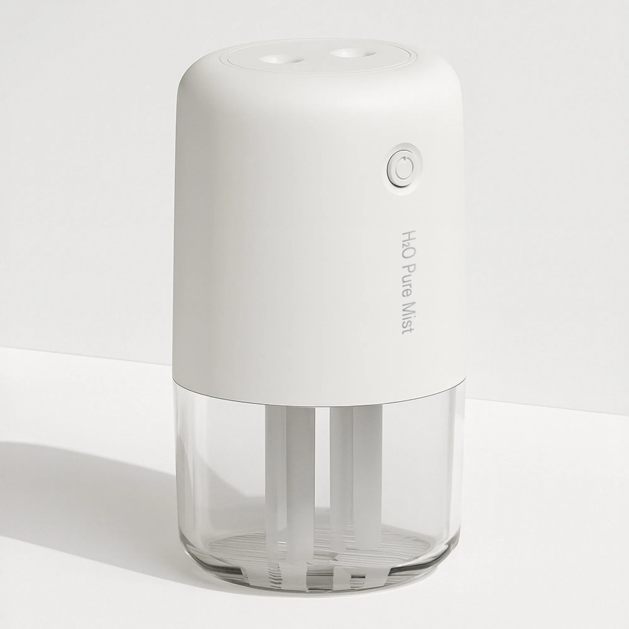 모란카노 듀얼 휴대용 미니 가습기 무드등 탁상용 사무실 무선 충전식 차량용 필터 증정