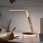 아이노트 스마트폰 이어폰 무선 충전기 독서등 무드등 알람 시계 삼성 LED 사용 스탠드 조명 - 이미지 3
