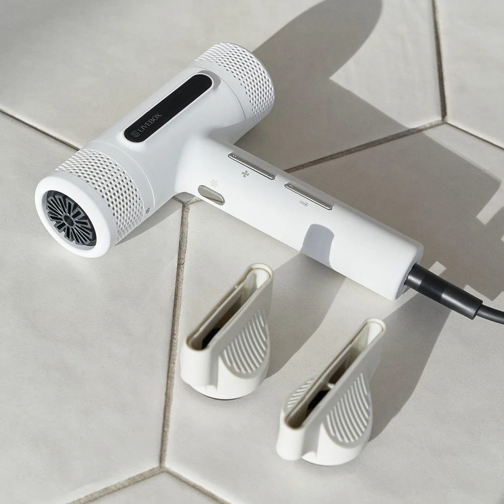 라이브박스 퓨어제트 BLDC 헤어 드라이어 300g 1600W 스페이스 블랙